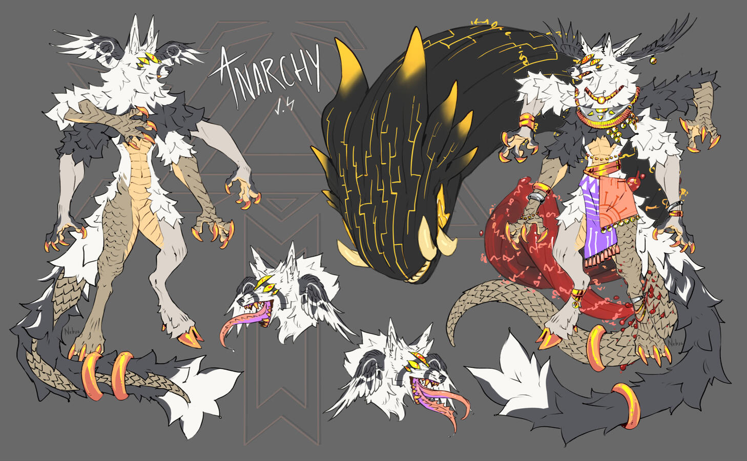 Fifi - B/W monsterification